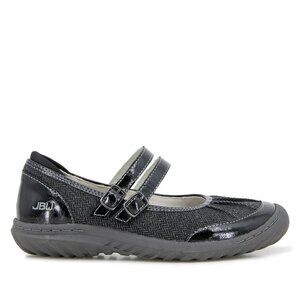 JBU Simone Black Patent/Multi Mary Janes/NIB/8M